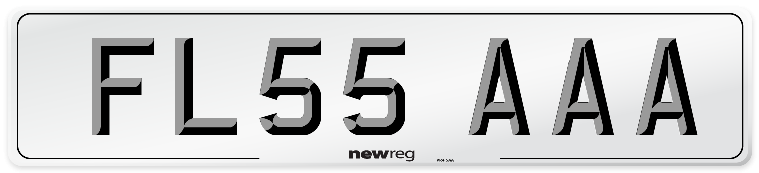 FL55 AAA Number Plate from New Reg